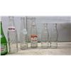 Image 3 : Vintage Soda Bottle Collection with Canada Dry, Pepsi, Hires Root Beer, and Wooden Crate