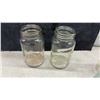 Image 10 : Vintage Clear Glass Canning Jars, Borden's and Silver Blume Milk Bottles, and More