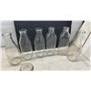 Image 3 : Vintage Clear Glass Canning Jars, Borden's and Silver Blume Milk Bottles, and More