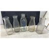 Image 4 : Vintage Clear Glass Canning Jars, Borden's and Silver Blume Milk Bottles, and More