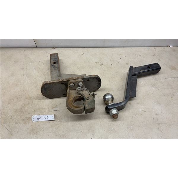 Pintle Hook Receiver Hitch Receiver Hitch with 2 5/16" Ball