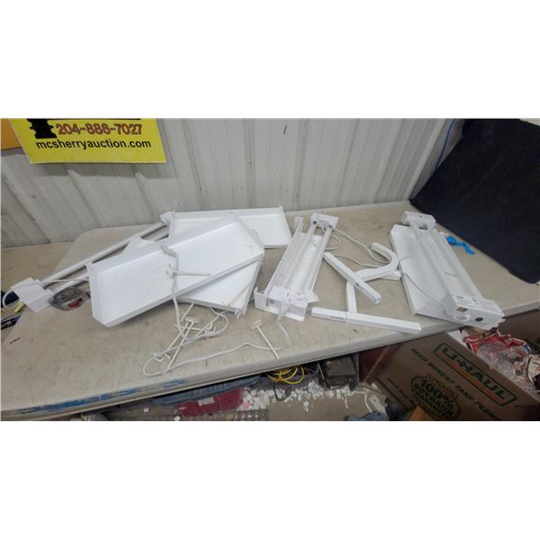 Feit Electric 4-Foot LED Shop Lights with Mounting Hardware Disassembled