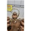 Image 2 : Copper and Brass Tea Service Set with Samovar, Teapots, and Serving Tray