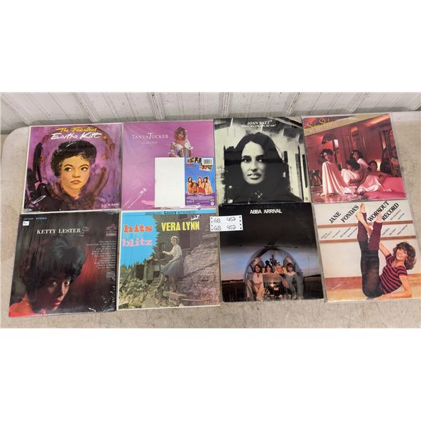 8 LPs Featuring Female Artists: Tanya Tucker, Joan Baez, Sister Sledge, ABBA, and More