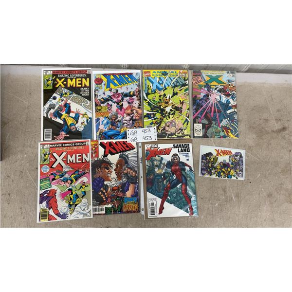 2-40¢ X-Men, 2 X-Men (Sept #79& June #65, X-Men (Annual #15-1991, X-Treme Xmen Savage Land #1
