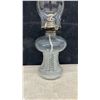 Image 3 : Oil Kerosene Lamp & Chimney Made in Austria Model #255- 16.5" Tall
