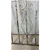 Image 3 : Decorative Wrought Iron Grille with Scrollwork and Diamond Motif, 41 x 41"