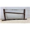 Image 4 : Vintage Bucksaw, Bow Saw, and Hacksaw with Wooden Handles, Set of Three