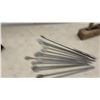 Image 7 : Antique Pick Mattock Head, Wooden Fore Plane, Spade Bits, and More