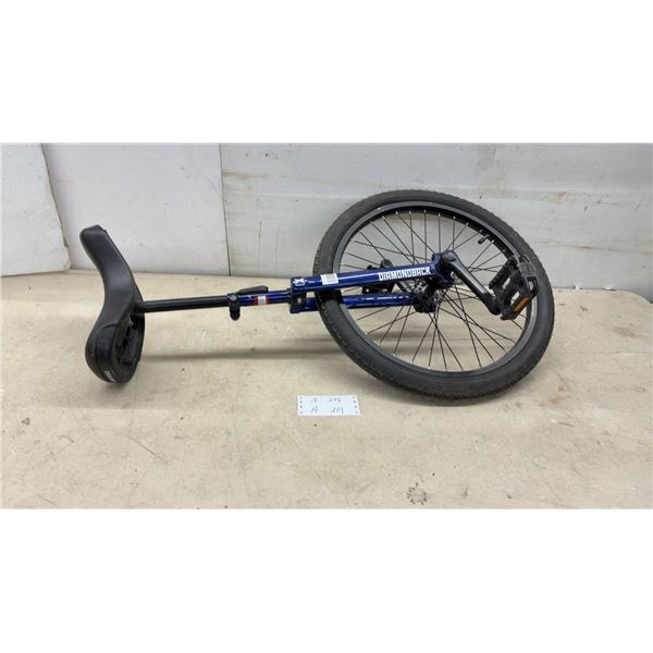 Diamondback CX Series Unicycle with 20" Wheel, Blue Frame, Black Seat and Pedals