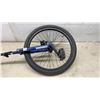 Image 2 : Diamondback CX Series Unicycle with 20" Wheel, Blue Frame, Black Seat and Pedals