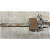 Image 4 : Fairbanks Big Scale Vintage Steelyard Scale Beam with Sliding Weights and Hook