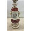 Image 4 : Two Rococo Revival Style Ceramic Table Lamps with Burgundy Glaze and Gold Accents, 24" High