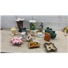 Image 1 : Vintage Ceramic Baby Planters, Valarte Portugal Landscape Vase, Figurines, and More