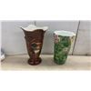 Image 3 : Vintage Ceramic Baby Planters, Valarte Portugal Landscape Vase, Figurines, and More