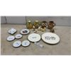 Image 1 : Manitoba Centennial 1870-1970 "The Spirit of '70" Commemorative Plates, Salt, Pepper Shakers and