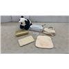 Image 1 : Plush Panda Bear Bank, Beaded Clutches, Satin Handbag, and More
