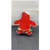 Image 2 : Vintage Plastic Blow Mold Lighted Santa Claus Christmas Decoration, 9" Tall