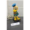 Image 1 : Vintage Walt Disney Productions Donald Duck Figural Accent Lamp with Push-Button Switch
