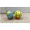 Image 4 : Vintage Sun Rubber Co. Plastic Pig Banks, Case IH Truck Bank with Key, Globe Bank, and More