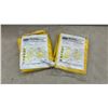 Image 1 : 2 MIK Light Industrial 100% Waterproof 3-Piece Rainsuit PVC/Polyester Yellow, Sz L & XL
