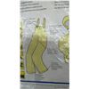 Image 4 : 2 MIK Light Industrial 100% Waterproof 3-Piece Rainsuit PVC/Polyester Yellow, Sz L & XL