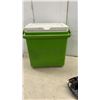 Image 2 : Coleman Party Stacker Cooler, CCM and Hockey Helmets, Baseball Glove & Ball