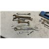 Image 5 : Router Bit Set in Wooden Case, Metal Toolbox, Assorted Wrenches, and More