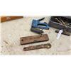 Image 6 : Router Bit Set in Wooden Case, Metal Toolbox, Assorted Wrenches, and More