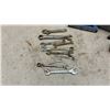 Image 8 : Router Bit Set in Wooden Case, Metal Toolbox, Assorted Wrenches, and More