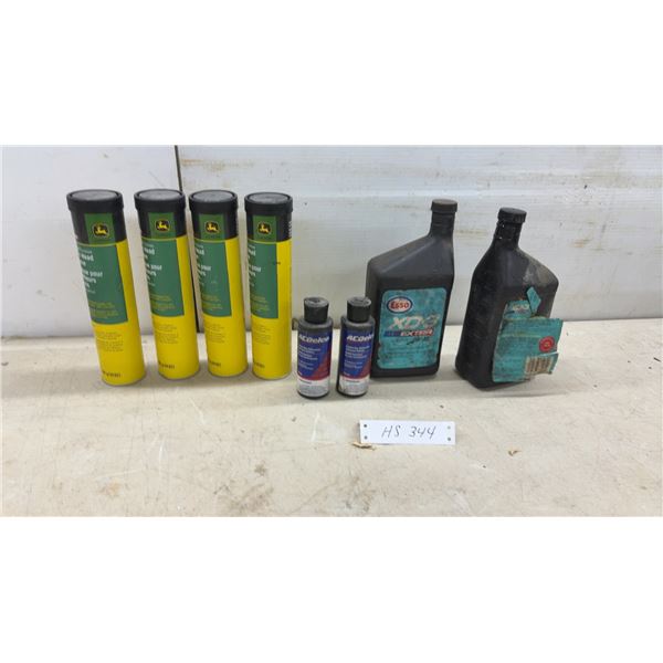 John Deere Corn Head Grease Cartridges, Esso XD-3 Engine Oil, Acdelco Additive, with Product