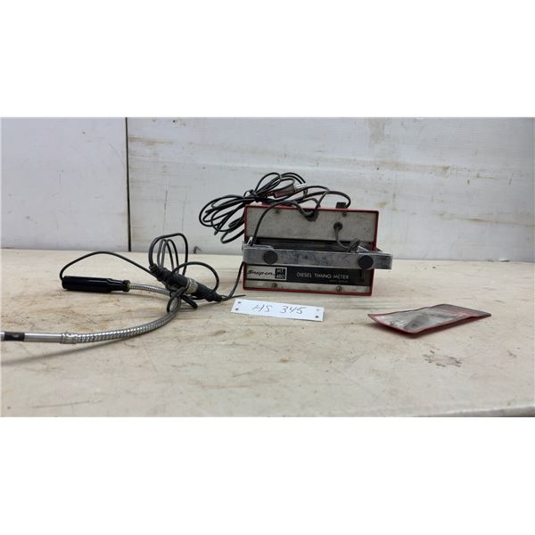 Snap-On MT 480 Diesel Timing Meter with Flexible Timing Probe and Accessories