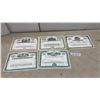 Image 1 : Vintage Stock Certificates: Reading Company, General Motors, Union Pacific, and More
