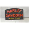 Image 1 : Wooden Harley Davidson Motor Cycle Sign 14 x 22"