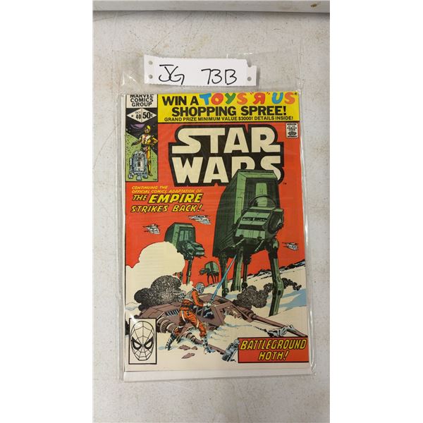 Marvel Comics Star Wars Issue #40 "Battleground Hoth" The Empire Strikes Back Adaptation