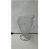 Image 2 : Vintage Jeannette Iris & Herringbone Pitchers with 3 Good Footed Glasses & 2 Glasses with a Chip