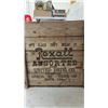 Image 4 : Large Wooden Crate Advertising: It's Glass Don't Break It. Recall Assorted From United DrIg Com.