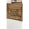 Image 5 : Large Wooden Crate Advertising: It's Glass Don't Break It. Recall Assorted From United DrIg Com.