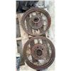 Image 3 : Vintage Wooden Spoke Wheel with Pneumatic Tire and Metal Hub