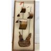 Image 4 : Mid-Century Modern Carved Wood Sailing Ship Relief Wall Sculpture, 48 x 18"