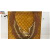 Image 2 : Vintage String Art Eagle on Gold Velvet Board, 36 x 32"