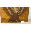 Image 3 : Vintage String Art Eagle on Gold Velvet Board, 36 x 32"