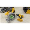 Image 11 : DeWalt DC970 18-Volt 1/2" Cordless Drill/Driver, Circular Saw, Flashlight, Chargers, Batteries, and