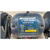 Image 4 : Mastercraft 6" Bench Grinder Model 55-3515-8 with Integrated Work Light and Safety Guards