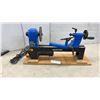 Image 1 : Mastercraft 55-2503-6 Mini Wood Lathe with Variable Speed on Custom Wooden Base