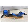 Image 2 : Mastercraft 55-2503-6 Mini Wood Lathe with Variable Speed on Custom Wooden Base