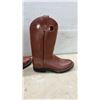 Image 5 : Brown Leather Roper Boots Men's Sz 8