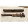 Image 5 : Vintage Wooden Jointer Plane, Hand Saw, Hacksaw, and Adjustable Wrench and More
