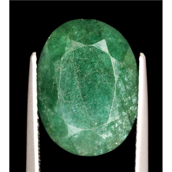 9.45 Ct Certified Brazillian Emerald Gemstone ($8,650 Appraisal)