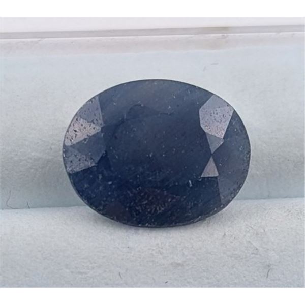 6.82 Ct Certified Midnight Blue Sapphire Gemstone Pair ($8,184 Appraisal)